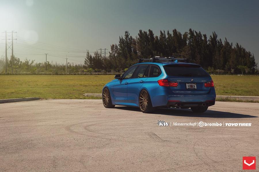  BMW 328i Touring on Vossen Wheels (VFS2) 2015 года  (фото 4 из 12)